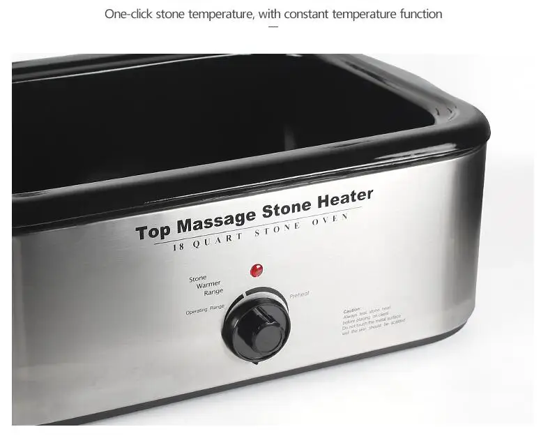 Cheap price Professional hot stone massage heater Body Spa Basalt hot stone massage set with massage stone heater