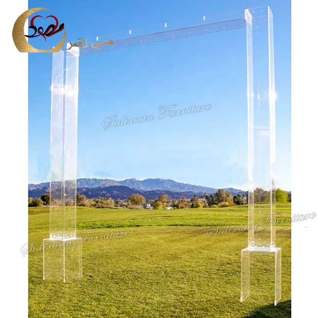 
New sale event party wedding decoration furniture transparent PVC wedding arch 