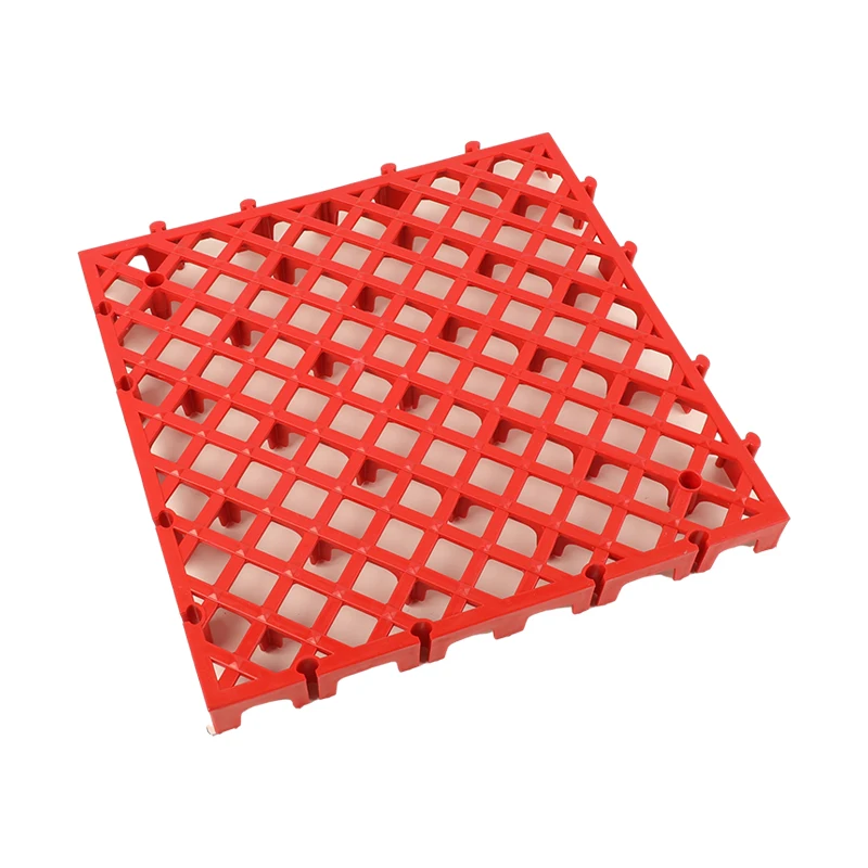 Thickened PP splicing drainage grille floor mat for car beauty plastic flooring