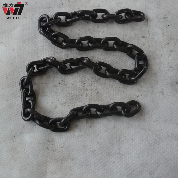 Wholesale best Price High Quality Black Galvanized Alloy Steel Safety Lifting Load Chain