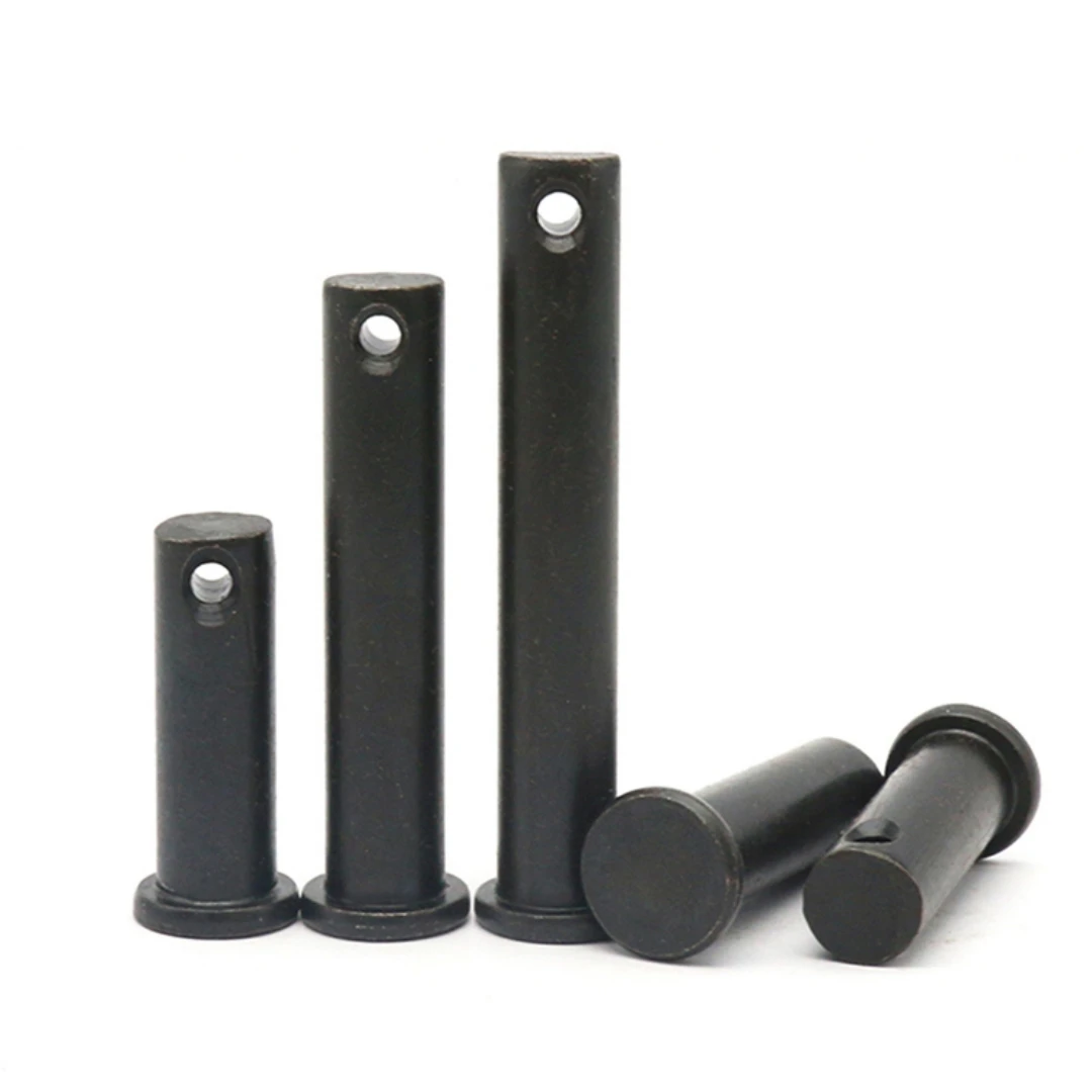 Black oxide Carbon Steel Grade 4.8 8.8 10.9 12.9 Clevis Pins With Head Pins With Split Pin Hole ISO2341