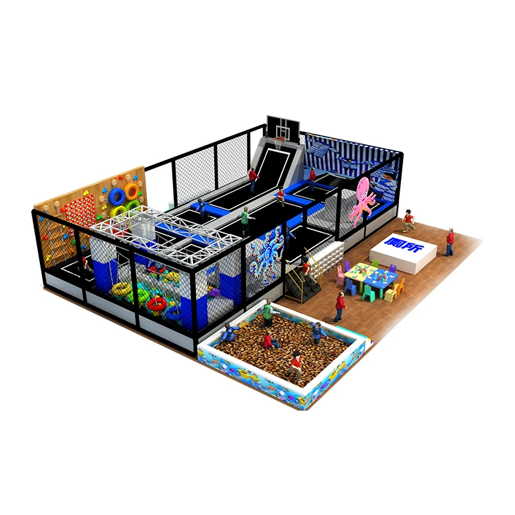 Заводская цена, комнатная игровая система, приключения, прямоугольный батут, парк для коммерческого использования