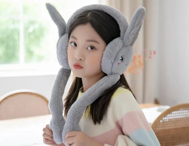 Accessories Winter Warm Earmuff Cover Plush Home House Earmuff for Kids Cute Earmuff Plush for Girl Shenzhen Pillow