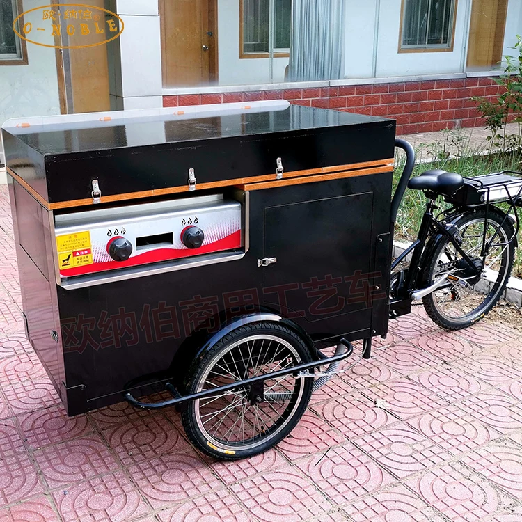 China wholesale Hot Dog bike food trolley Mobile Vending