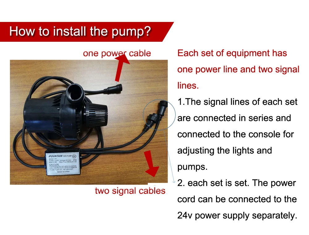 the latest variable speed programmable DC24V dmx512 water pump dry deck music fountain nozzle groun fountain jumping jet