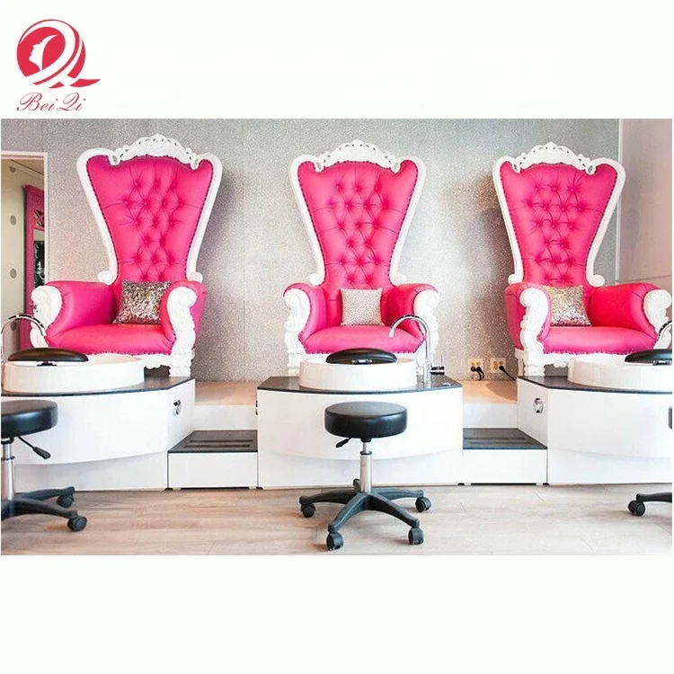 Современное оборудование для маникюрного салона, без сантехники, стул с высокой спинкой