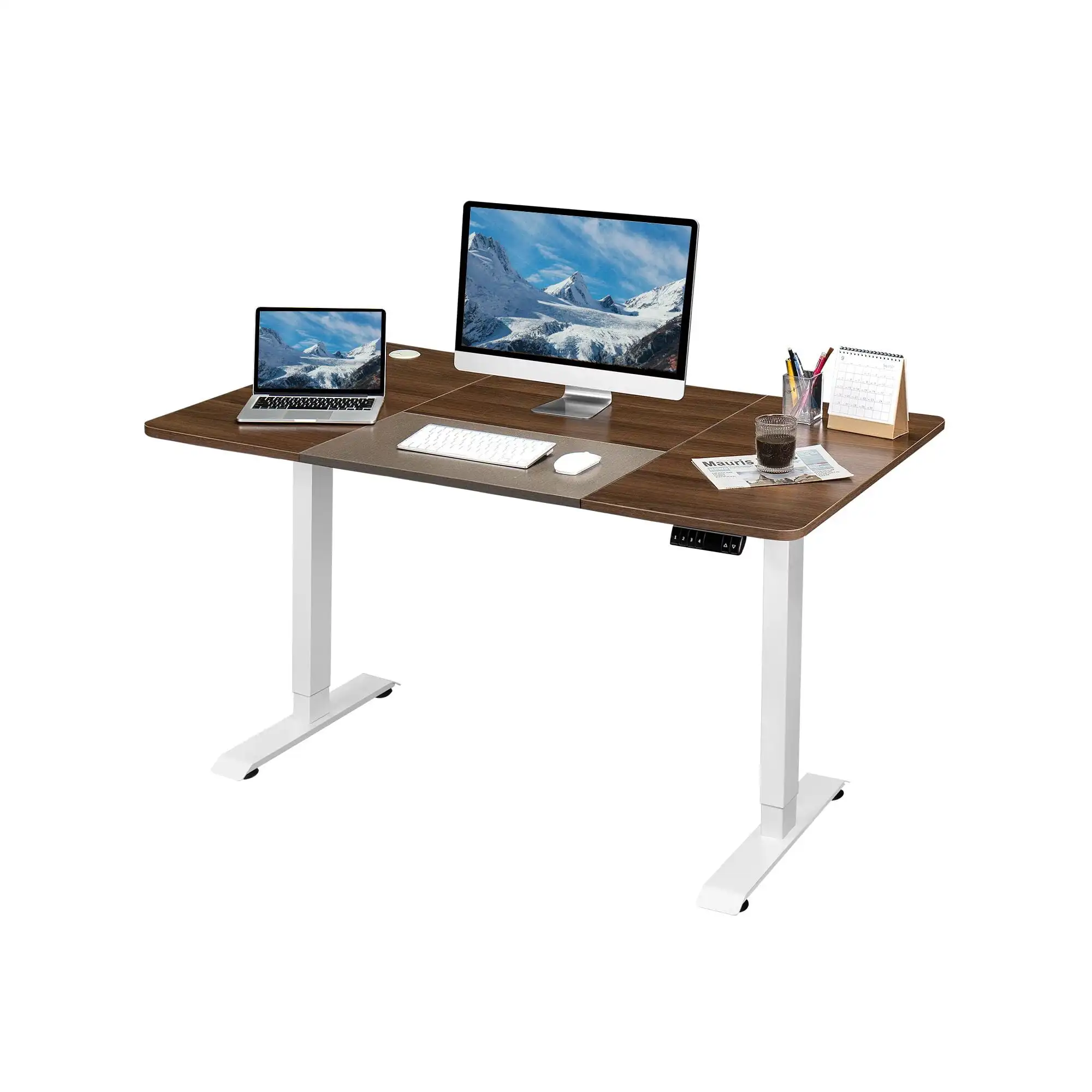 Modern Design Heavy Computer Desks Adjustable Desk Leg Motorised Standing Table