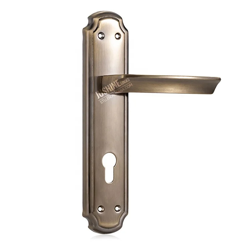 Square 1.0MM Thickness Plate Door Lock for Room Bathroom Main Entrance Rustic Door Handles