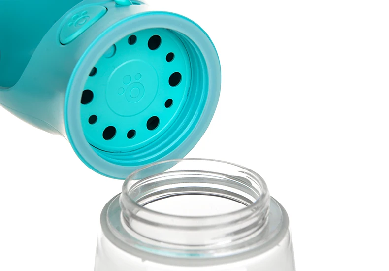 Wholesale Pet cat Dog drinking feeding dispenser plastic outdoor travel portable dog water bottle