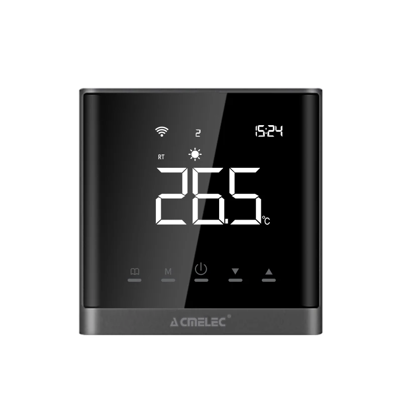 Factory price Popular SMART wireless WIFI room thermostat for floor heating thermostat with IOS/Android control