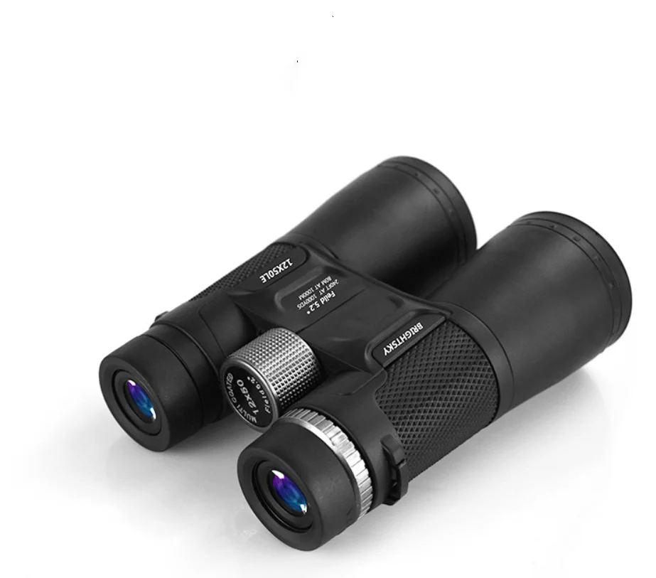 binocular telescope 12X50 BAK4 Prism metal binoculars low light night vision binoculars