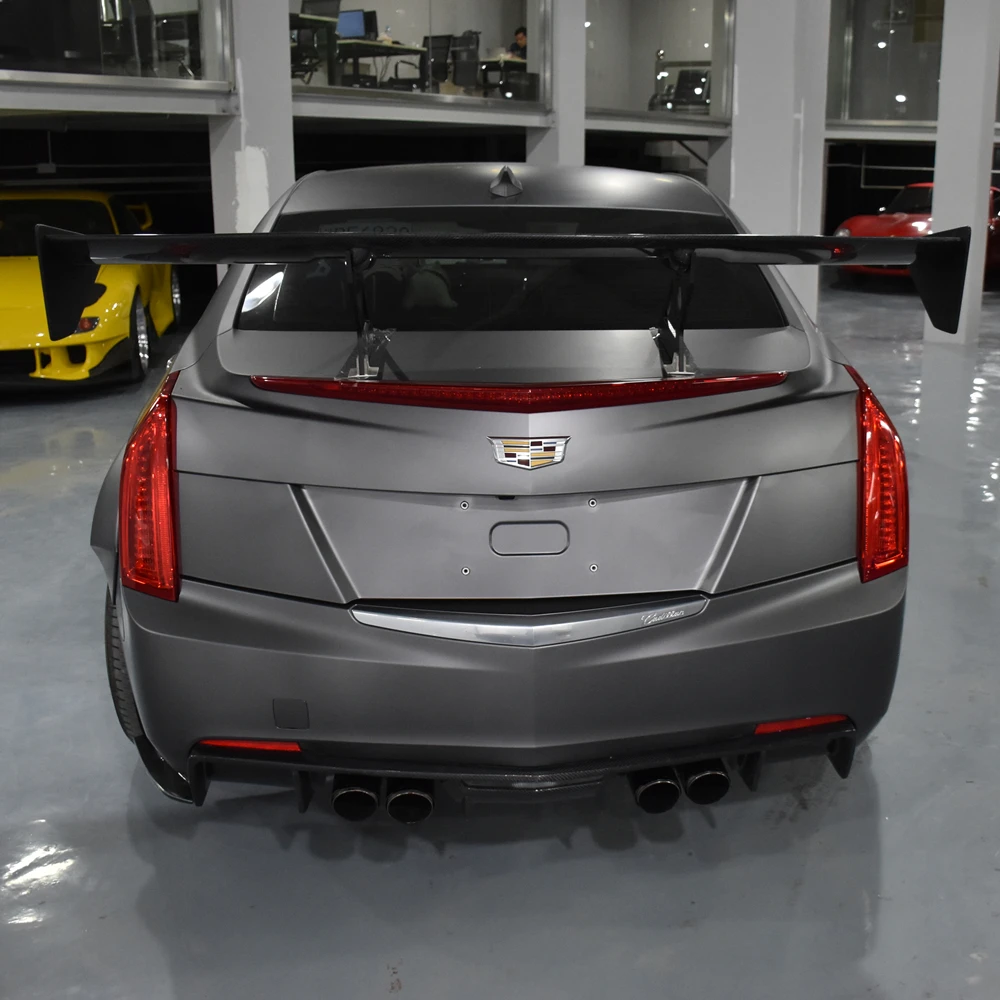 Широкие комплекты для Cadillac ATS ATSL полный комплект V-образных бамперов из углеродного волокна