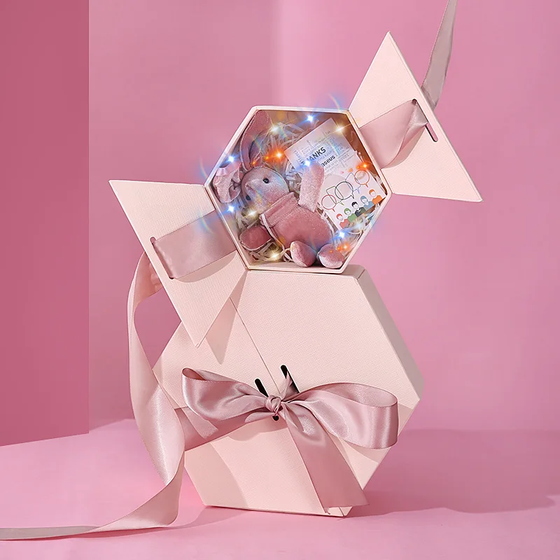 Luxury Rigid Boxes With Ribbons Rigid Gift Boxes For Gift Packaging Box With Custom Logo New Design