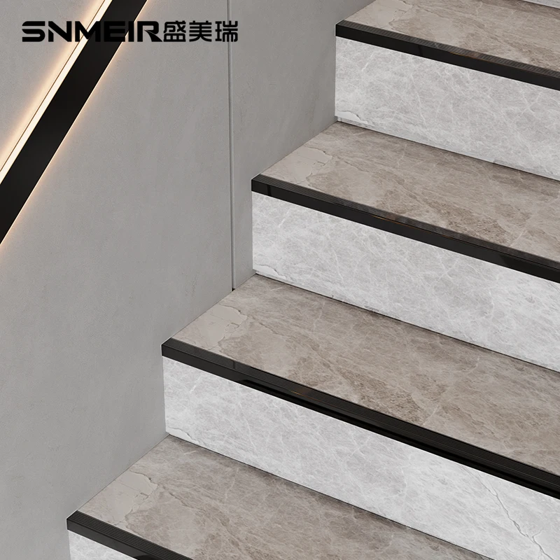 Senmry stainless steel Metal Anti-slip Stair skid strip for tile