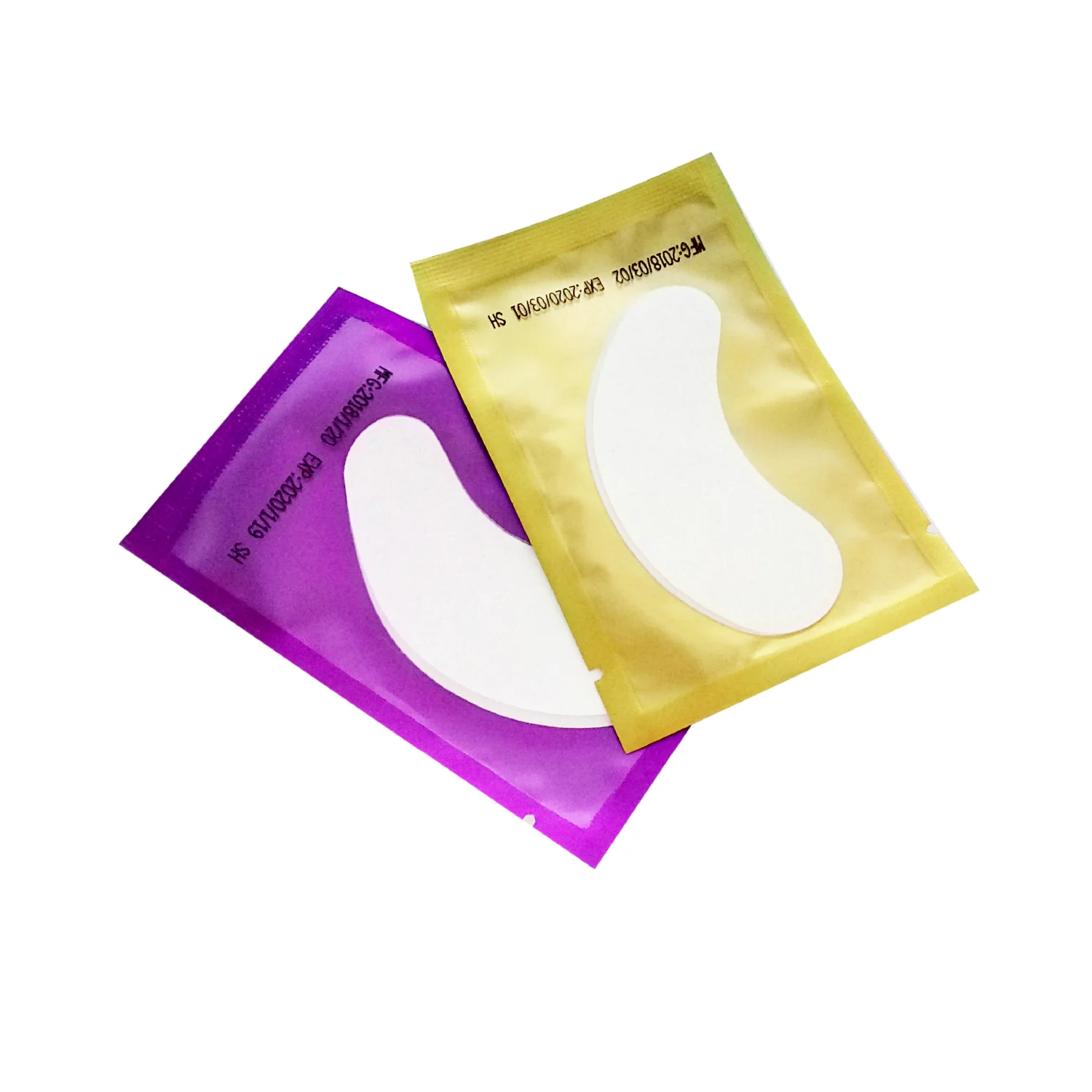 under eye pads organic cotton lash extensions makeup tools odm