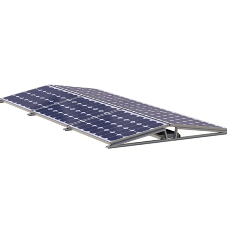 Flat roof solar energy system solar panel mounting rack pv brackets ballast triangular solar mount supports