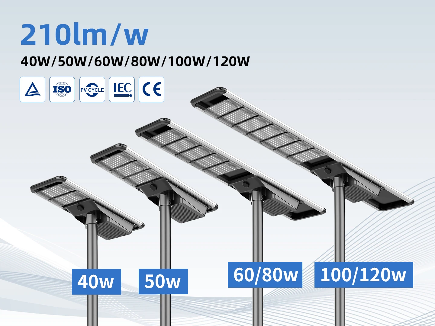 landscape led cell powered control outdoor solar led street light 30w 60w 90w