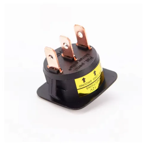 Universal Car Modify Round Rocker Switch 12V 25A 3Pin on OFF Push Button Switch Auto Motor Light Power Switch