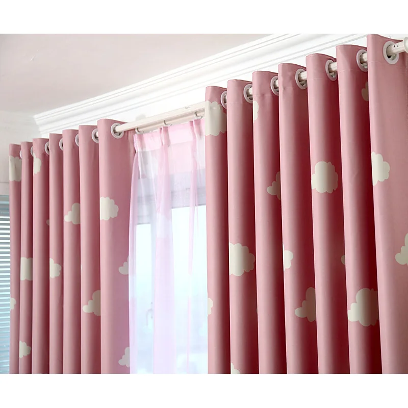Hot Selling fancy ready made curtain cheap blackout curtains for the living room