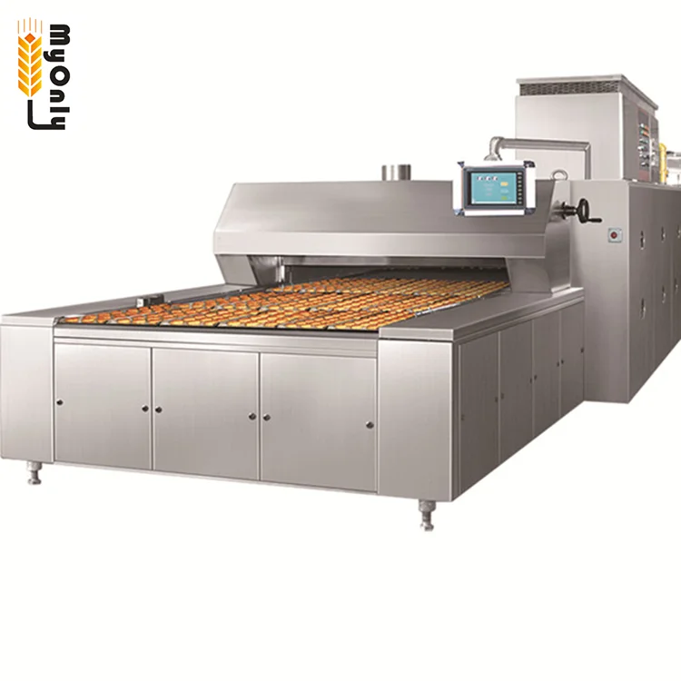 Full set automatic small wafer biscuits making machine