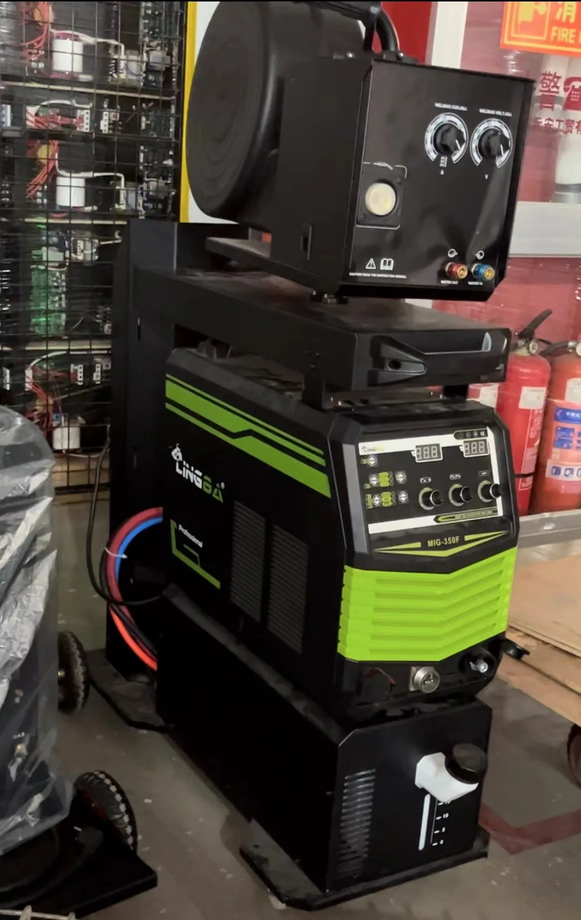 Lingba  15kg gas shielded welding combination machine with water tank industrial MIG-500WP