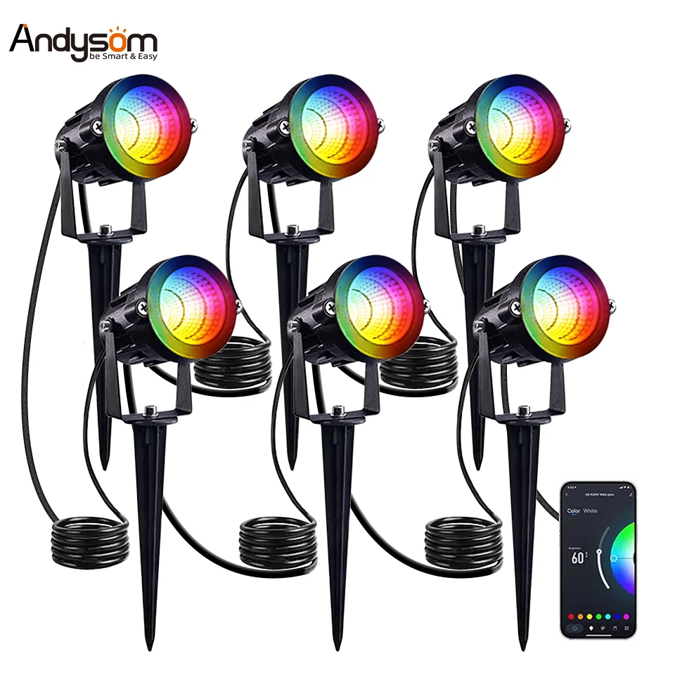 High Quality App Control Smart RGB Lawn Sidewalk Driveway Led Low Voltage Landscape Light