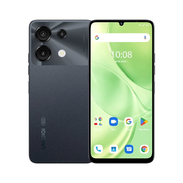 Новый оригинальный смартфон UMIDIGI G9 5G 6 ГБ + 128 со сканером отпечатков пальцев и идентификацией лица Android 14 UNISOC T765 Octa Core