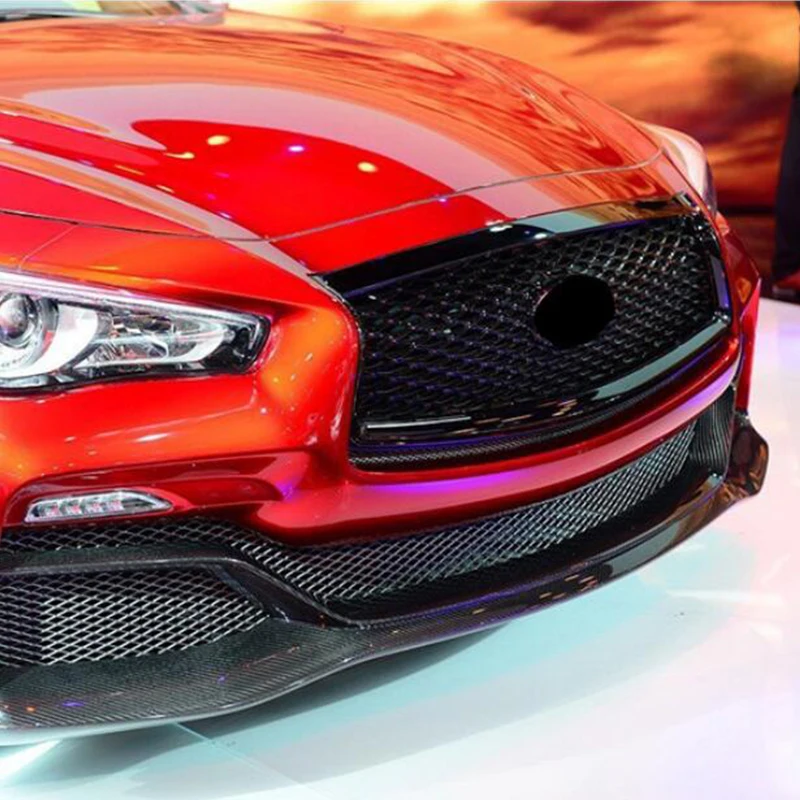Подходит для Infiniti Q50 Q50L 2018 + верхняя решетка переднего бампера