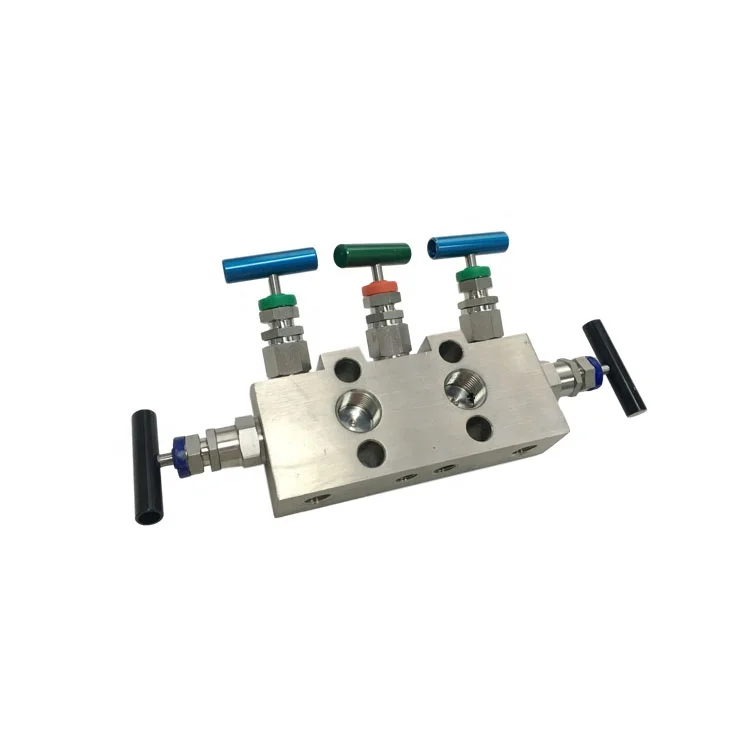 High Pressure Stainless Steel 316 Manifold Valves 5 way oxygen manifold