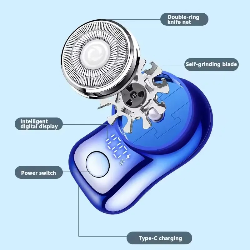 HOT FH063 Electric Shaver For Men Razor Mini Car Shaver Travel Goods Business Trip Portable Shaver Rechargeable For Use