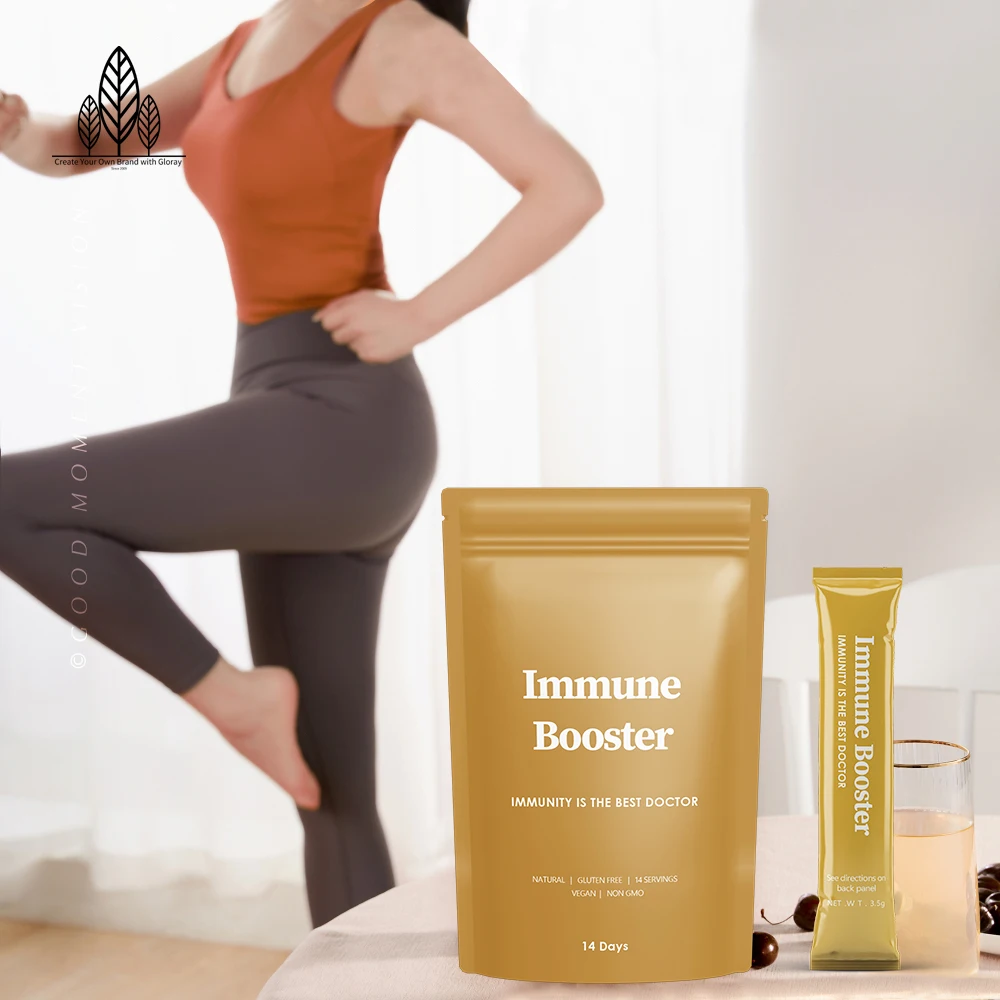 Immune Booster Instant Powder 14 Sachets Immunity Booster Supplement for Strong Defense With Natural Herbs Immune Regulation