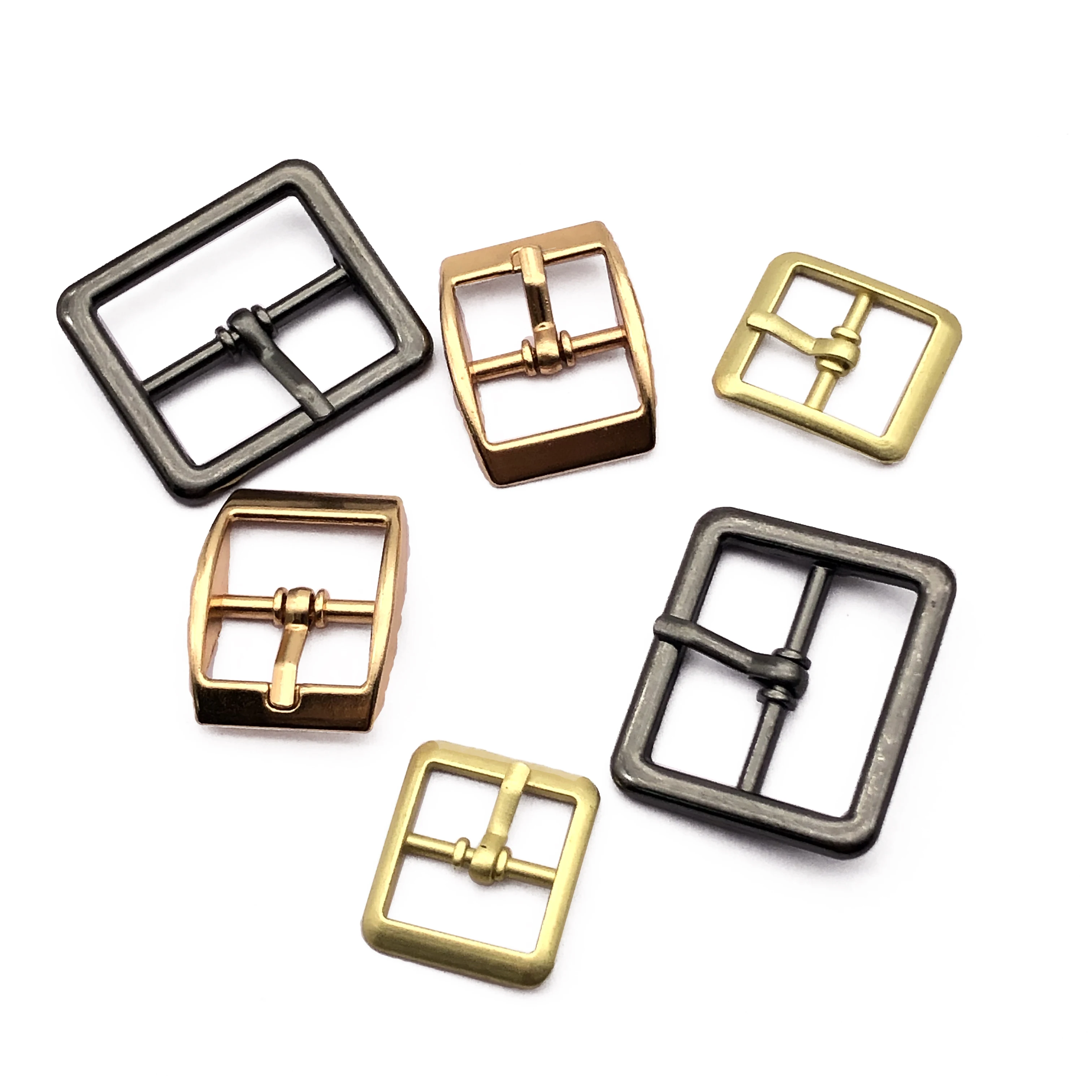 High quality metal alloy pin belt buckle 33mm nickel buckle garment accessories