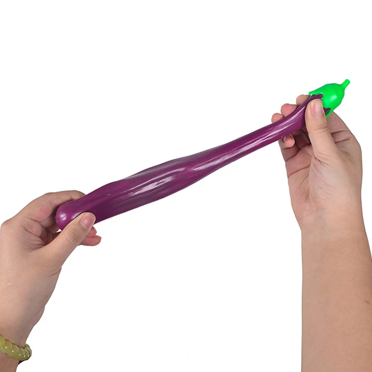 Colorful TPR Elastic Force Fidget Pull Stretchy String Anti Stress Toy For Kids