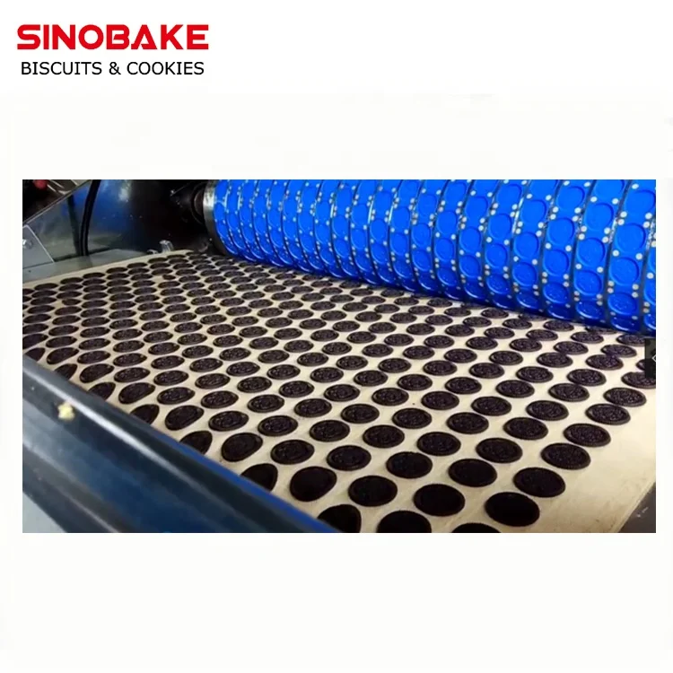 SINOBAKE Automatic Small Capacity Soft Oreo Biscuit Moulding Machine