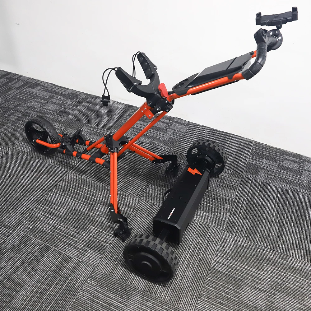 Volt Caddy electric golf scooter Foldable remote control golf trolley with lithium battery 3 wheels golf push cart