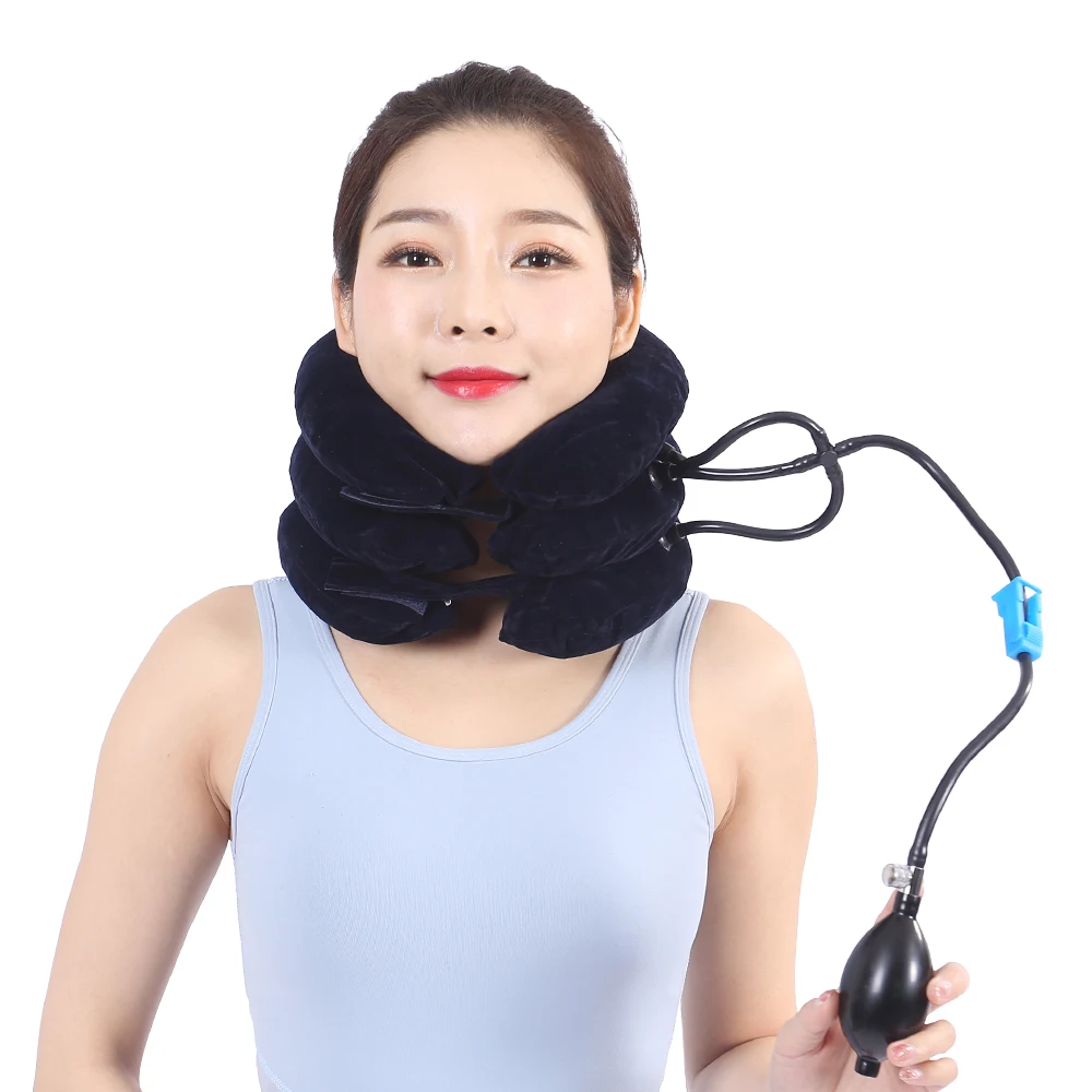 Cervical traction device stretcher medical adult comfort protection for neck pain cervical spondylosis and cervical support