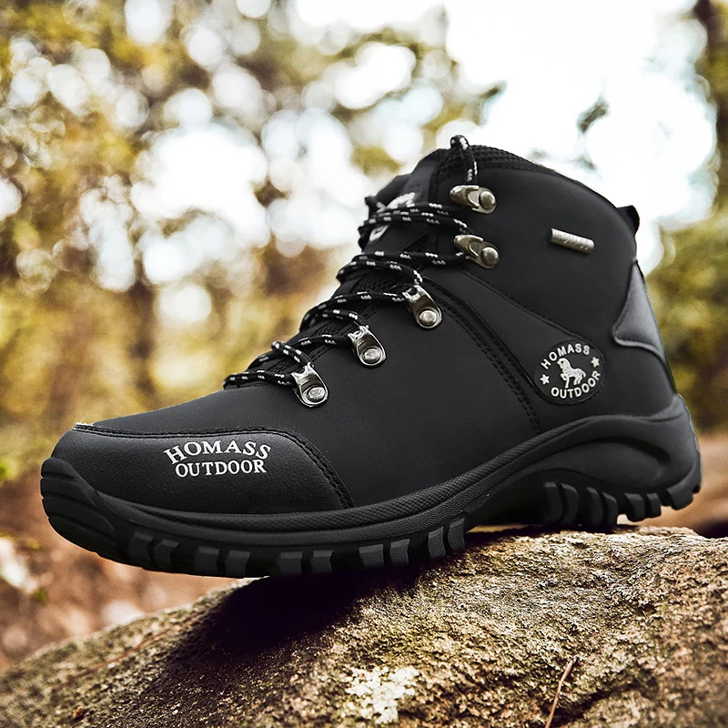 High Top Mountain Climbing Sneakers Hiking Shoes Men Outdoor Boots Waterproof Winter Hunting Boots For Men Trainers