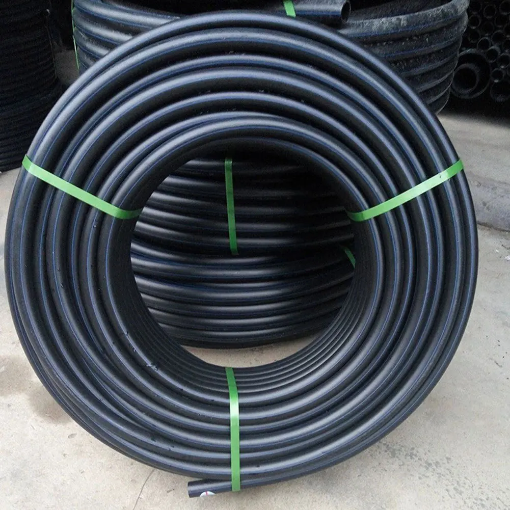 Китай поставка HDPE PE водопроводная труба SDR11 толщина гибкий ирригационный основной шланг водосберегающий дренажный формовочный трубопровод