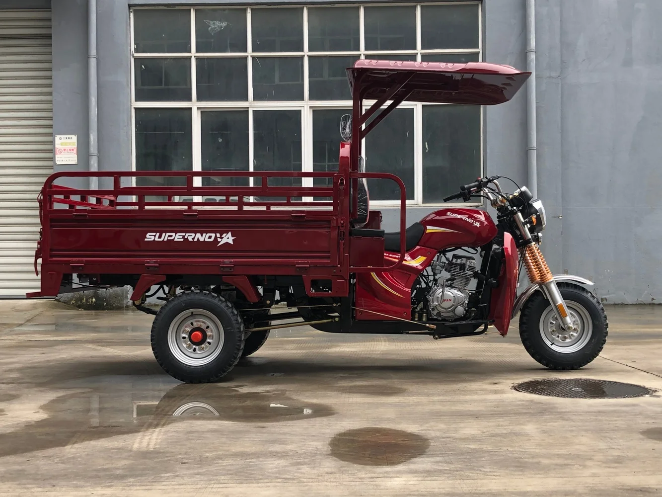 
2021 New 150cc MTR 3 wheel bike tricycle cargo with Top Cover 