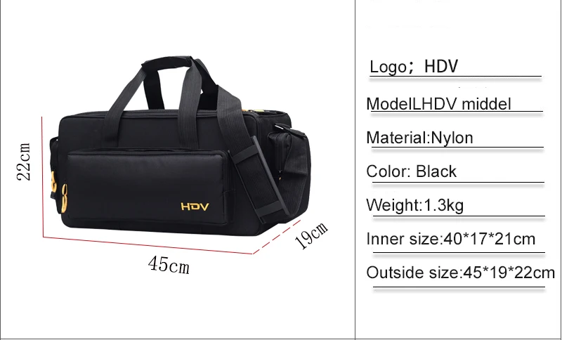 Outdoor Travel Photography manufacture Large size Film Video Camcorder Equipment Accessories Tool case Camera video bag