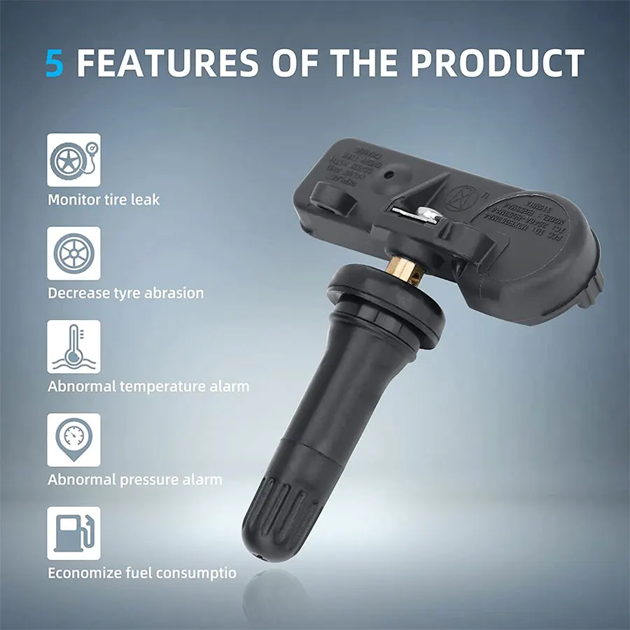 Auto parts car accessories replacement clamp in universal tpms sensor programming wireless tire pressure monitoring