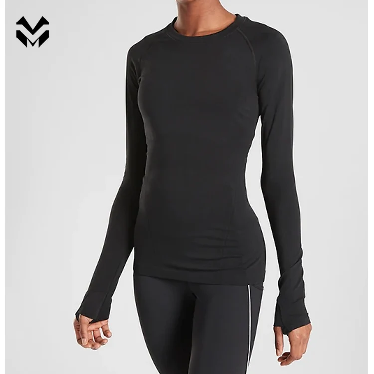 High Quality Workout  Fitness Sport Wear  Gym T-shirt  Sweatshirt  For Women Leisure Wear