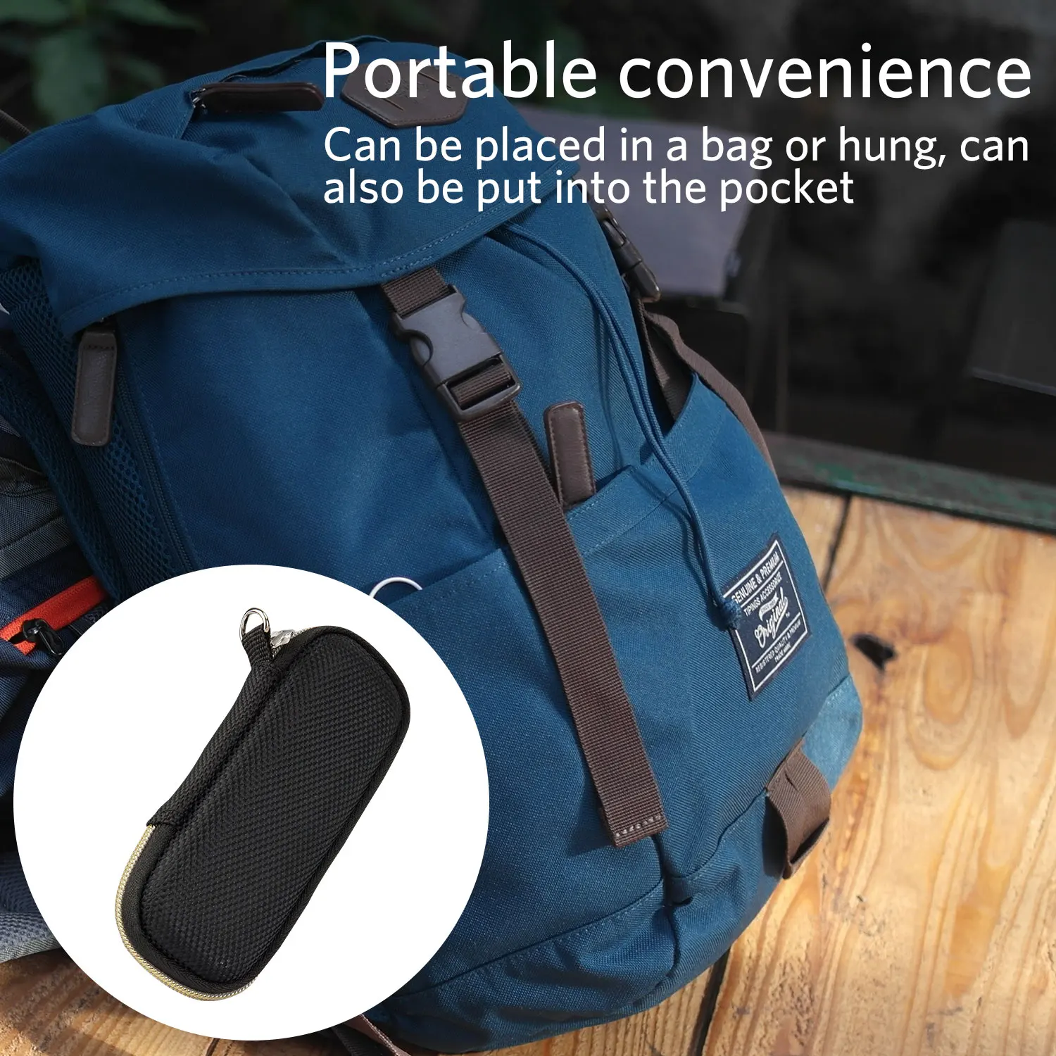 Protective and Easy Carrying Case For AliveCor Kardia Mobile ECG with zipper and key holder