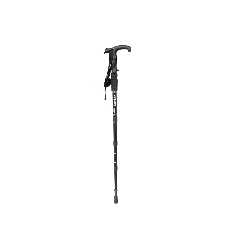 walking stick display hiking light Aluminum customized cane nordic trekking poles walking stick