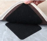 24SKUs 1mm 1.2mm 1.6mm 3.3mm Black Cushioning Effectv Anti-Roll Edge Anti-Skid Carpet Floor Mat Pad L Shape Triangle Rug Gripper