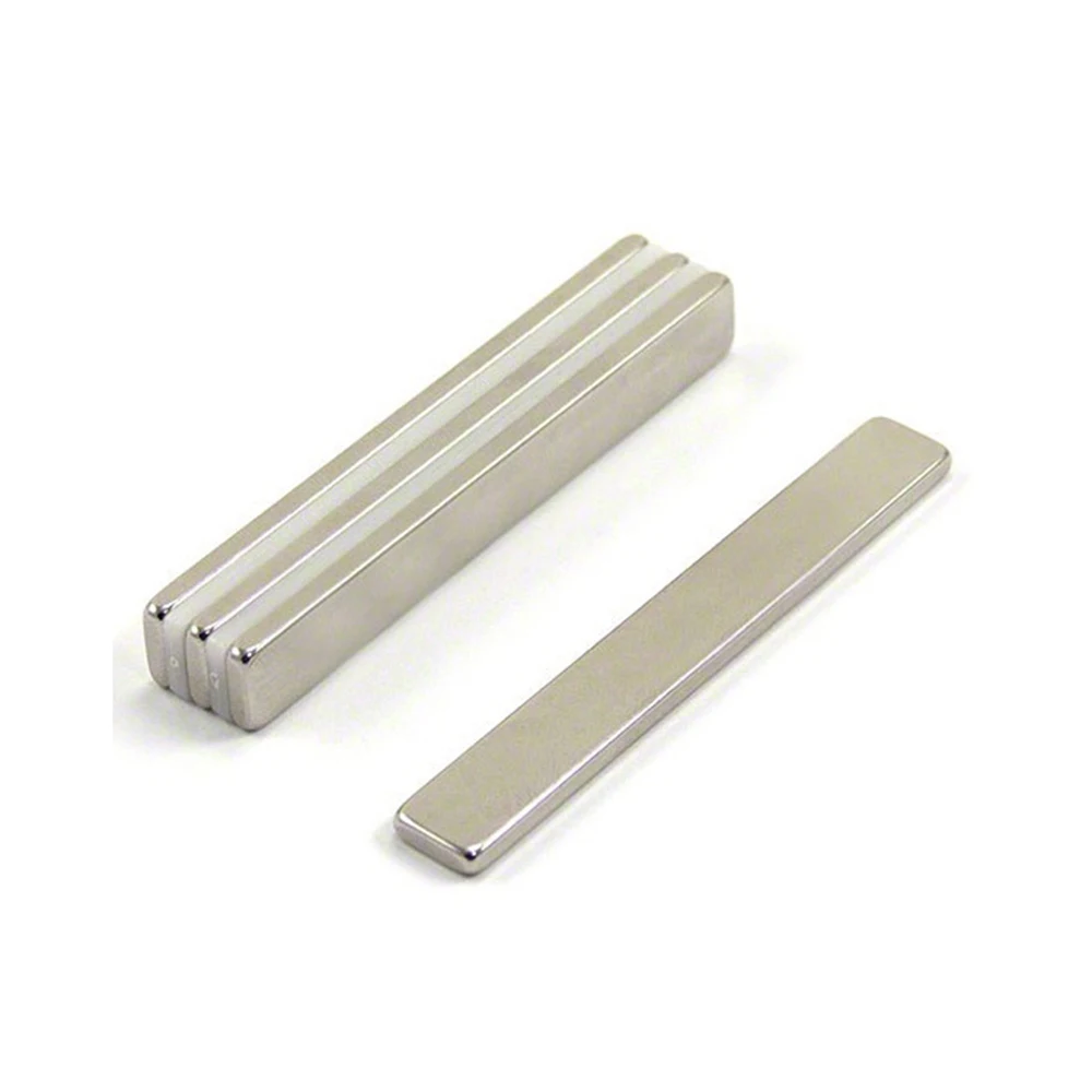 Origin in China manufacturer Guangdong N45 strong magnetic 5000 Gauss for large machine part use neodymium bar magnet