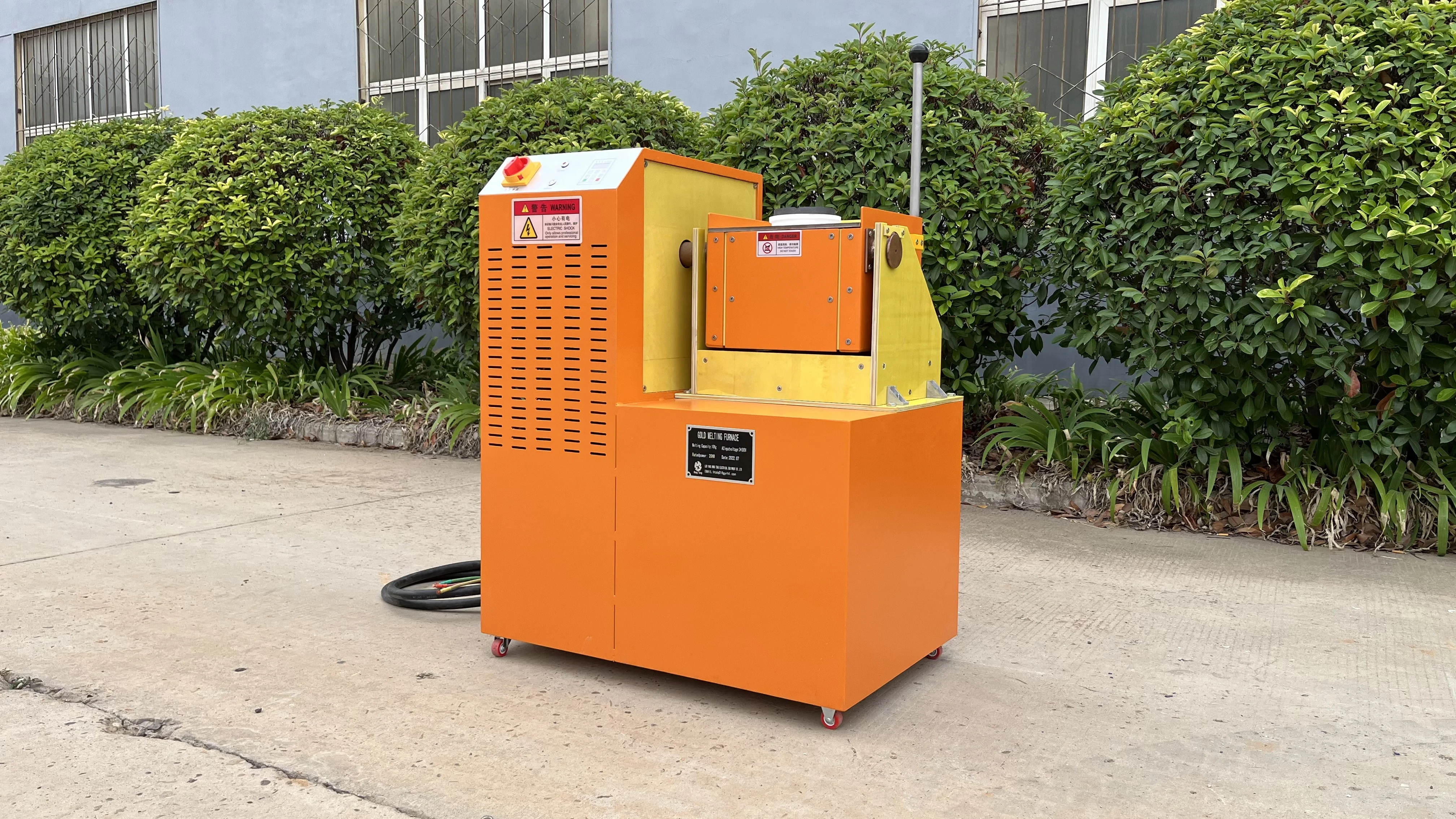 10KG Industrial Gold Melting Crucibles Furnace Electric Induction Small Silver cooper smelting oven for sale