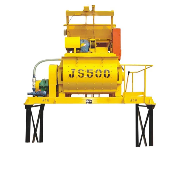 Js500 небольшой Электрический двухвальный Бетономешалка цена