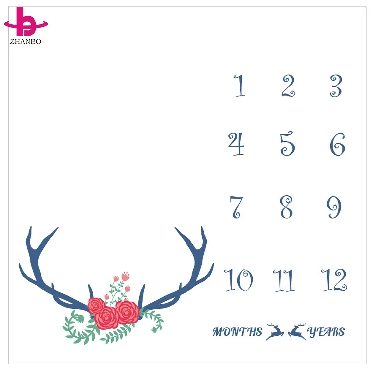 Top 100 Sellers Baby Milestone Blanket Newborn Photography Background Prop For Beautiful Baby Photos