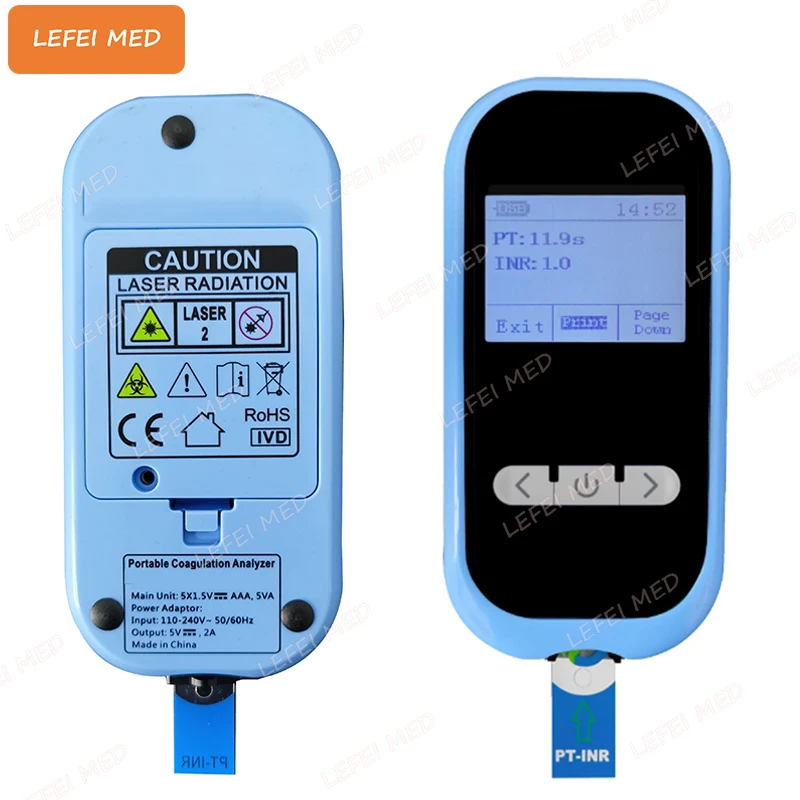 LF1212 Handheld blood coagulation analyzer automated pt aptt analyser  coagulation analyzer automatic